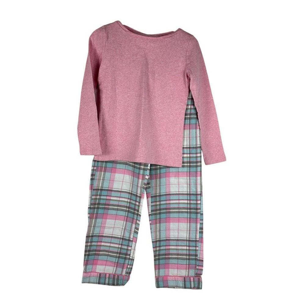 Talbots XS Woven Flannel Pajama Sleep Set in a soft plaid